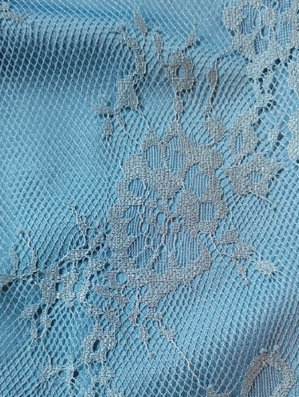 Daytrip Teal Lace Flutter-Sleeve Camisole - Picture 4 of 7